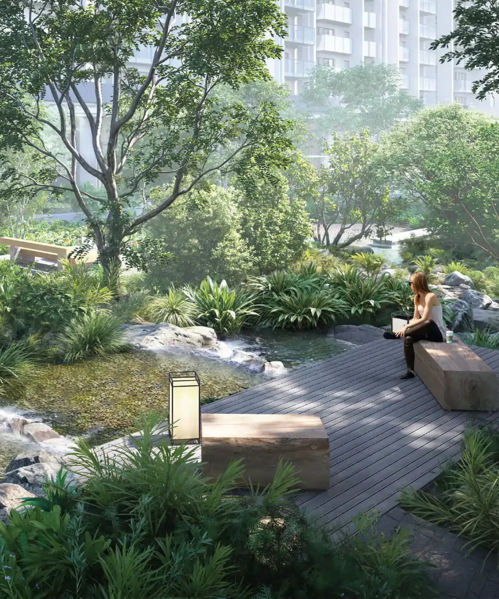Zen yoga deck