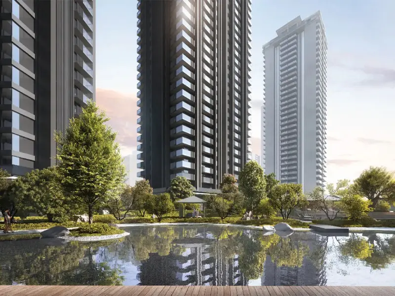 Waterside Residences towers, Krisumi City