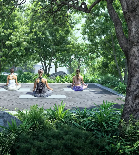 Krisumi Forest Reserve zen yoga deck