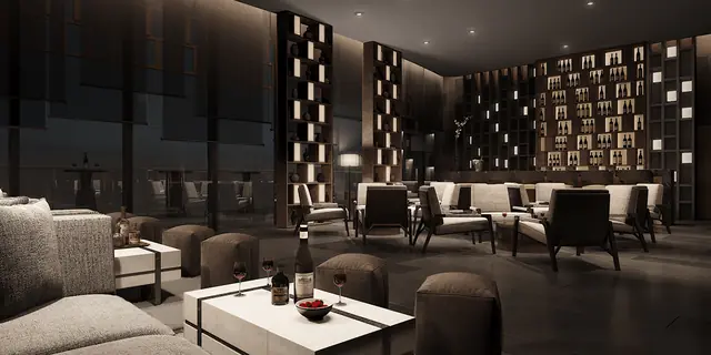 Krisumi Waterfall Residences bar lounge