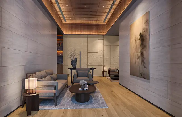 Krisumi Waterfall Suites II living room