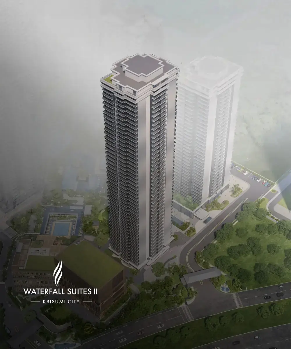 Waterfall Suites II tower facade
